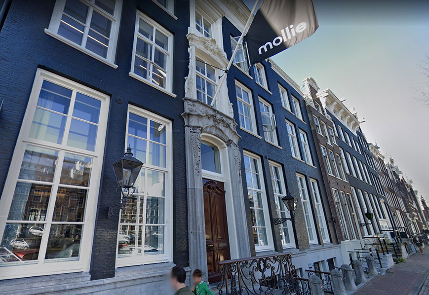 Keizergracht 124-126, à Amsterdam, vue depuis la rue - Crédit : Google Maps