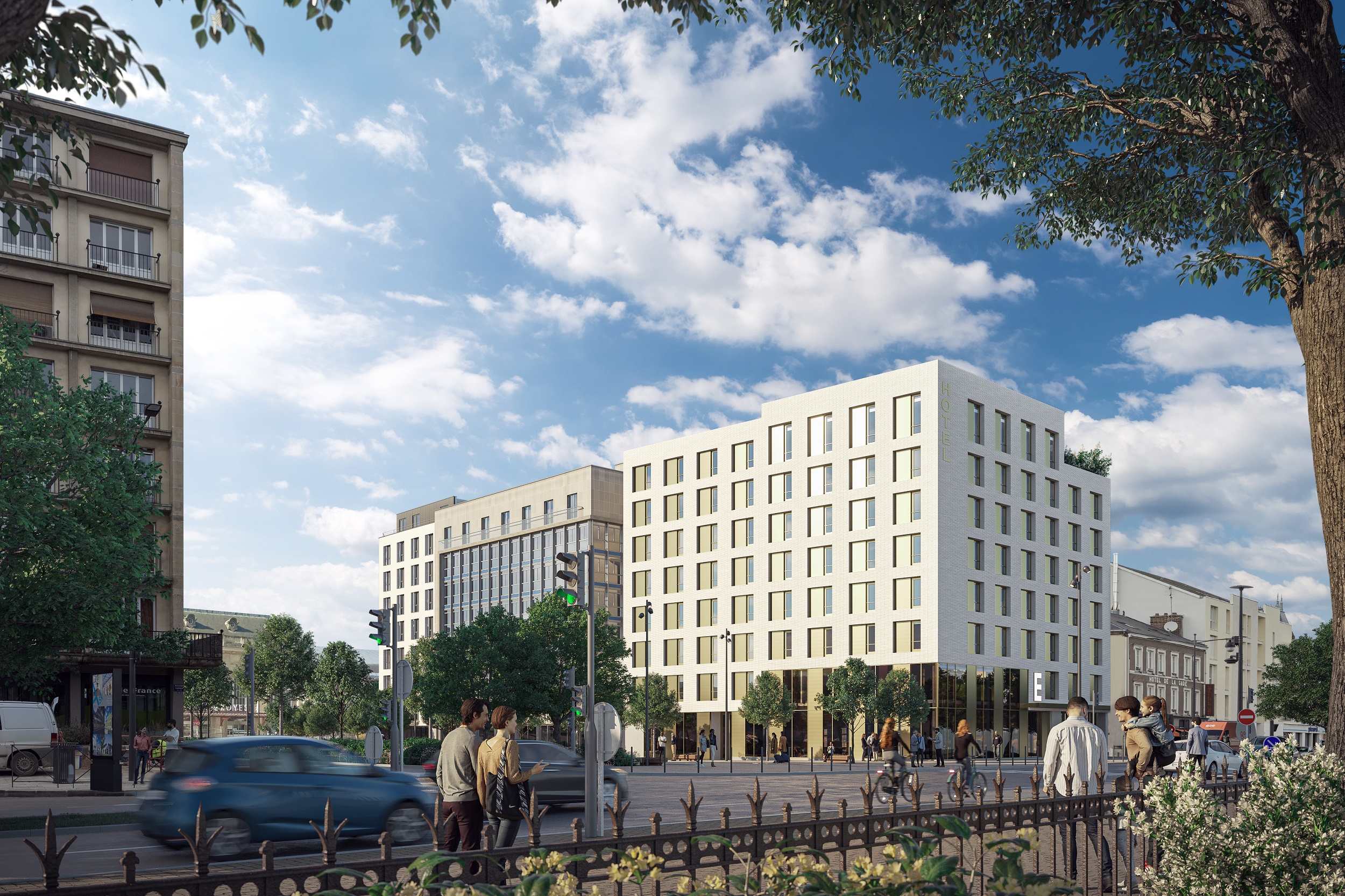 Troyes : Vinci Immobilier lance un projet mixte de 14 300 m2 près de la gare